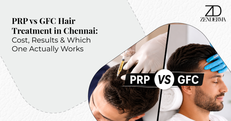 GFC vs PRP Hair Treatment in Chennai: Cost, Results & Which One Actually Works
