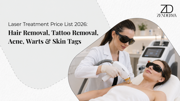 Laser Treatment Price List 2026: Hair Removal, Tattoo Removal, Acne, Warts & Skin Tags