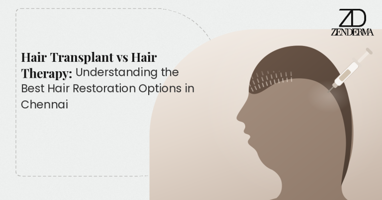 Hair Transplant vs Hair Therapy: Understanding the Best Hair Restoration Options in Chennai